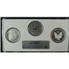 Image 2 : 2006 3-PIECE 20th ANNIV AMERICAN SILVER EAGLE SET, NGC MS69, PF69 & PF60 ULTRA