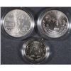 Image 1 : COMMEMS BOX/COA: 1991 KOREA BU SILVER DOLLAR & 1991 MT RUSHMORE: 2 COIN BU SET