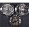 Image 2 : COMMEMS BOX/COA: 1991 KOREA BU SILVER DOLLAR & 1991 MT RUSHMORE: 2 COIN BU SET