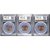 Image 2 : ( 3 ) 1955-D LINCOLN CENTS, PCGS MS-66 RED