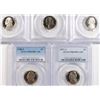 Image 2 : (5) JEFFERSON NICKELS PCGS PR-69 DCAM
