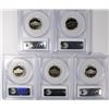 Image 2 : (5) JEFFERSON NICKELS PCGS PR-69 DCAM