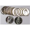 Image 1 : ORIGINAL GEM BU ROLL OF 1964-D KENNEDY HALF DOLLARS