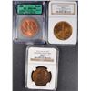 Image 1 : 3 - SO CALLED DOLLARS; '31 McCORMICK REAPER NGC AU55, 60 PONY EXPRESS ICG MS63RD