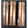 Image 1 : ( 3 ) ORIGINAL GEM BU LINCOLN CENT ROLLS: 1944-D, 1945-S & 1946-D