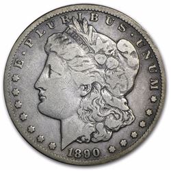 1890-CC Morgan Dollar Fine