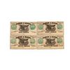 Image 3 : Set of (4) December 1, 1862 James C. Knox Coupon Notes
