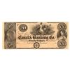 Image 1 : 1800's $20 The New Orleans Canal & Banking Co. Obsolete Note