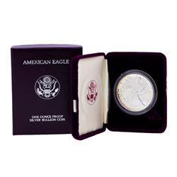 1988 1oz American Silver Eagle Proof Coin with Box