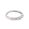 Image 1 : Platinum .40ctw Round and Baguette Channel Set Diamond Ring