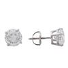 Image 2 : 14KT White Gold 3.24ctw Diamond Stud Earrings