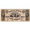 Image 1 : 1800's $5 New Orleans Louisiana Canal Bank Note