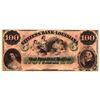 Image 1 : 1800s $100 Bank of Louisiana New Orleans Obsolete Currency Note