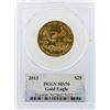Image 2 : 2013 $25 American Gold Eagle Coin PCGS Graded MS70