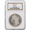 Image 1 : 1881-S Morgan Silver Dollar Coin NGC Graded MS64