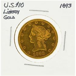 1893 $10 Liberty Head Eagle Gold Coin
