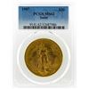 Image 1 : 1907 $20 St. Gaudens Double Eagle Gold Coin PCGS MS62