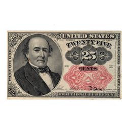 1874 Twenty-Five Cent Fifth Issue Fractional