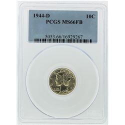 1944-D Mercury Dime PCGS Graded MS66FB