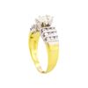 Image 3 : 18KT Platinum White and Yellow Gold 1.28ctw Diamond Engagement Ring