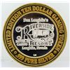 Image 1 : Riverside Resort Laughlin $10 Casino Gaming Token .999 Fine Silver Limited Editi