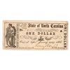 Image 1 : 1866 $1 State of North Carolina Obsolete Note