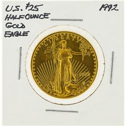 1992 $25 American Eagle 1/2 oz Gold Coin