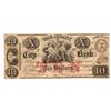Image 1 : 1860 $10 The Albany City Bank, NY Counterfeit Obsolete Note