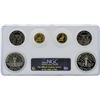 Image 2 : 1986 Statue of Liberty Commemorative (6) Coin Gold and Silver set NGC Graded