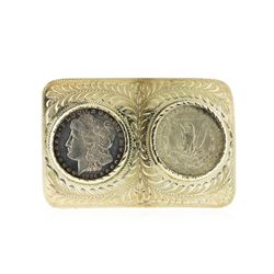 1884-O & 1884-P Morgan Sterling Silver Belt Buckle