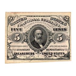 March 3, 1863 Five Cent Third Issue Fractional