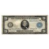 Image 1 : 1914 $20 Blue Seal Large Federal Reserve Bank Note