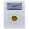 Image 1 : 1991 $5 American Eagle Gold Coin PCGS Graded MS69