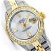 Image 1 : Womens Rolex Two-Tone Baguette Diamond DateJust Wristwatch