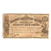 Image 1 : 1863 75 Cent Macon Savings Bank Note