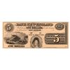 Image 1 : 1800's $5 The Bank of New England Obsolete Note