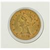 Image 1 : 1882 $5 Liberty Head Half Eagle Gold Coin