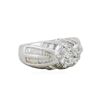 Image 1 : 14KT White Gold 2.30ctw Round Brilliant Cut Diamond Engagement Ring