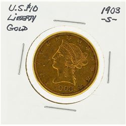 1903-S $10 Liberty Head Eagle Gold Coin