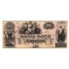 Image 1 : 1800's $20 New Orleans Canal Bank Obsolete Bank Note