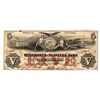 Image 1 : 1859 $5 The Merchants and Planters Bank Obsolete Note
