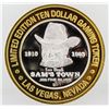 Image 1 : Sam's Town Las Vegas $10 Casino Gaming Token .999 Fine Silver Limited Edition