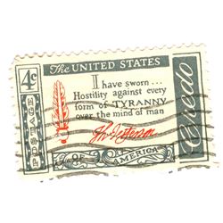 United States Credo Postage Stamp