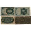 Image 2 : Assorted Fourth and Fifth Issue 10 & 25 Cent Fractional Currency Notes