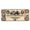 Image 1 : 1800's $20 Piscataqua Exchange Bank Obsolete Note