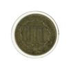 Image 2 : 1865 Three Cent Nickel Piece Coin