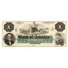 Image 1 : 1800s $1 Bank of America Rhode Island Obsolete Currency Note
