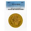 Image 1 : 1897 $20 Liberty Head Double Eagle Gold Coin PCGS MS62