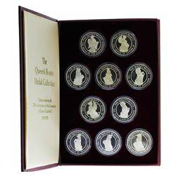 The Queen's Beasts 25th Anniversary Silver Medal Collection