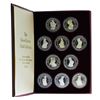 Image 1 : The Queen's Beasts 25th Anniversary Silver Medal Collection
